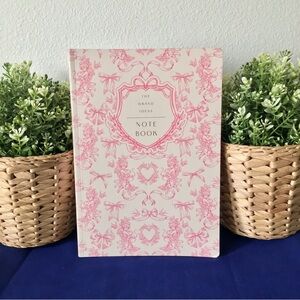 Coquette Cherub Bow and Heart Notebook